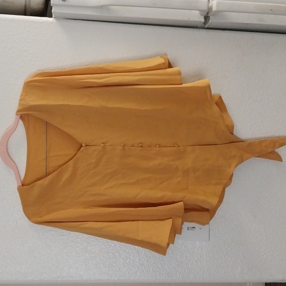 Yellow blouse